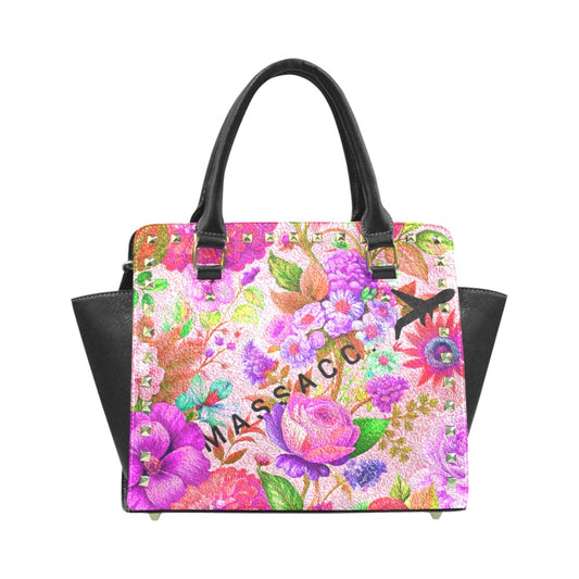 Mystical Garden, Rivet Shoulder Handbag