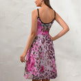 Load image into Gallery viewer, Cheetah Pink, elegant strap dress
