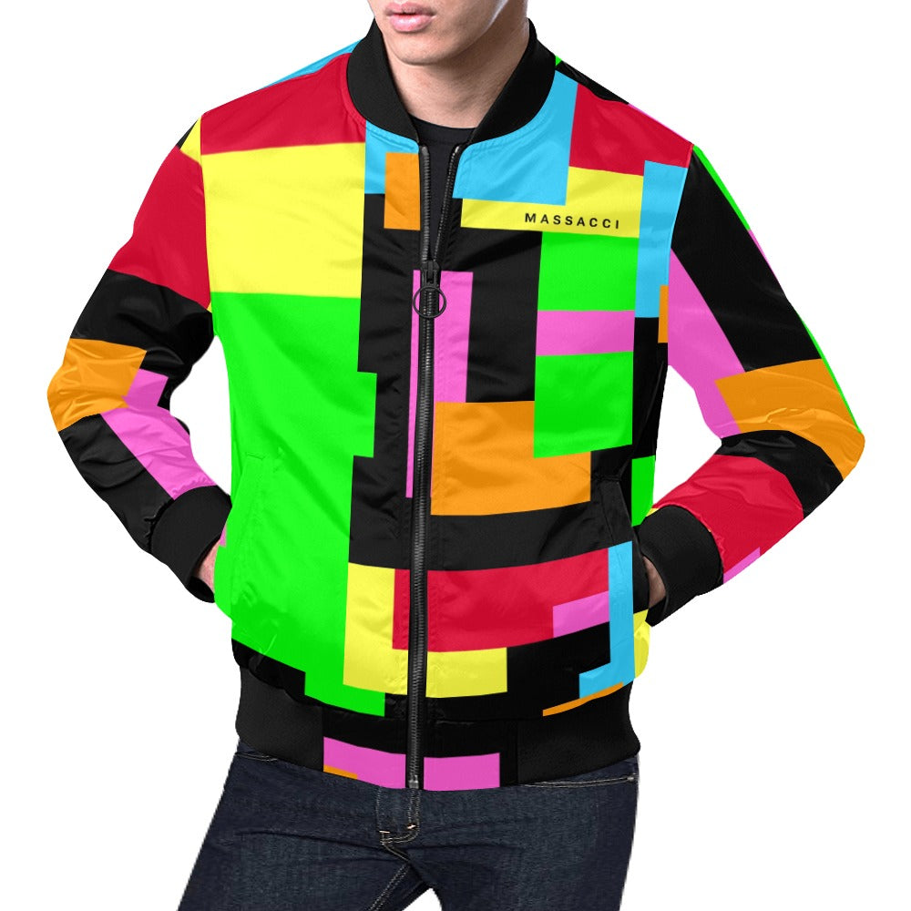 Color Block, Zip-up Jacket