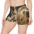 Load image into Gallery viewer, Gold Boa, Workout Shorts
