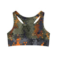 Load image into Gallery viewer, Hexagons, Seamless Sports Bra
