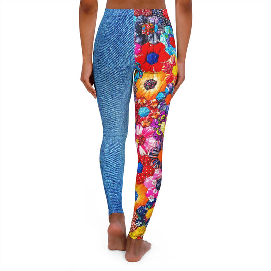 Denim garden, Premium Sculpting leggings