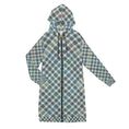 Load image into Gallery viewer, Hounds plaid, zip up long hoodie
