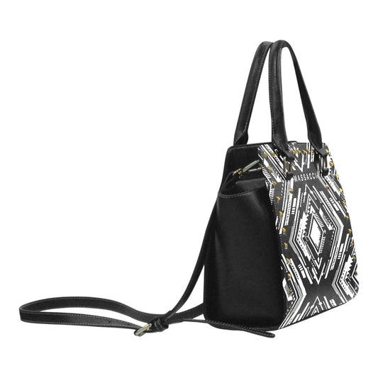 Diamond back, Rivet Shoulder Handbag