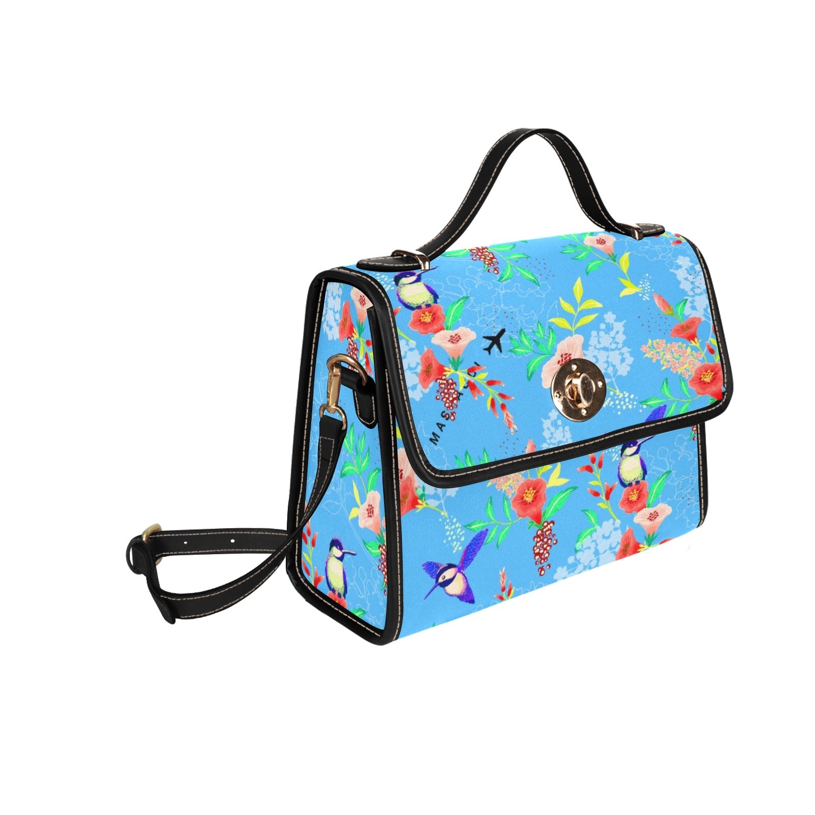 Jet Setter, Canvas Purse