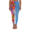 Load image into Gallery viewer, Denim garden, Premium Sculpting leggings
