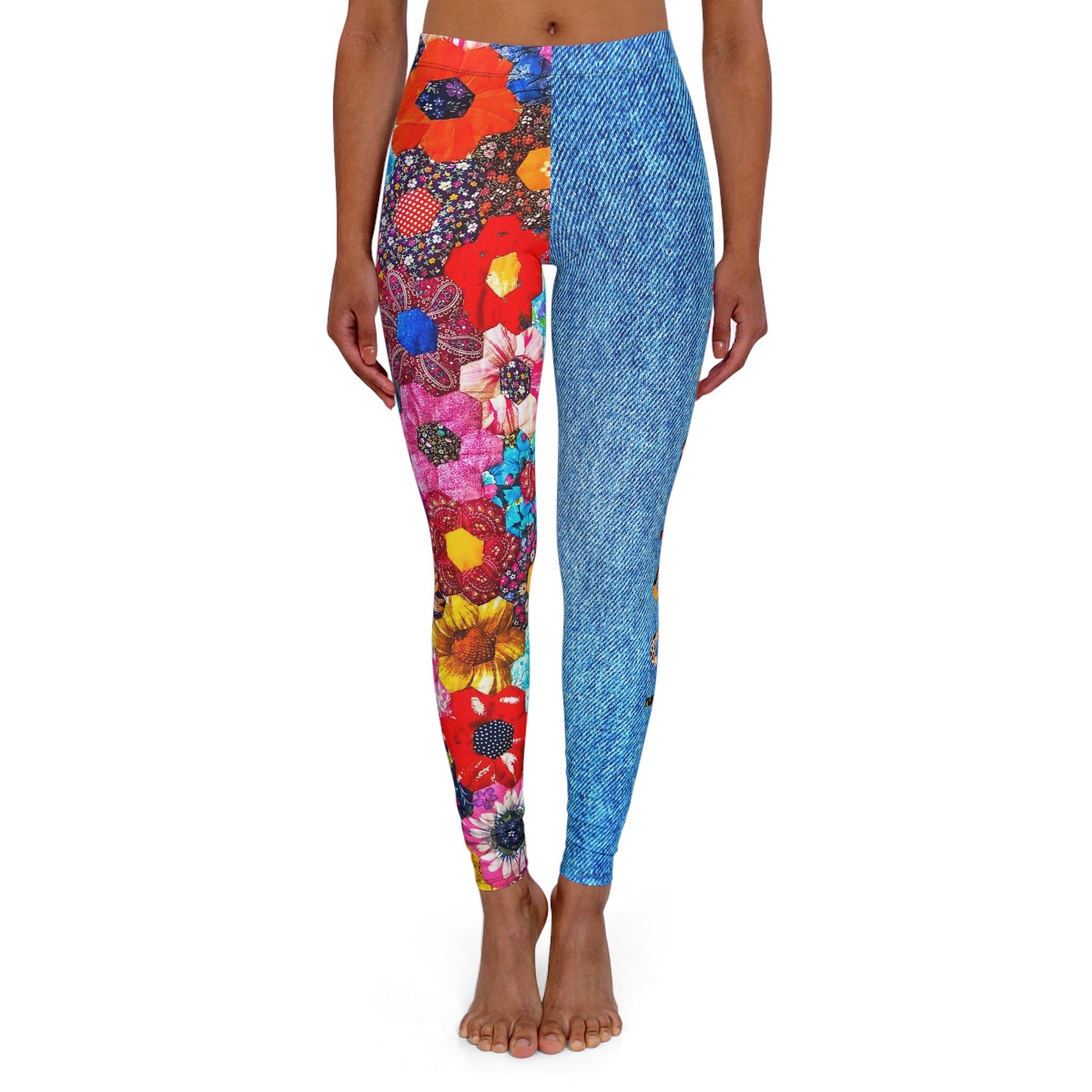 Denim garden, Premium Sculpting leggings