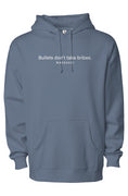 Load image into Gallery viewer, Bullets don't take bribes, heavyweight pullover hoodie
