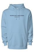 Load image into Gallery viewer, Bullets don't take bribes, heavyweight pullover hoodie
