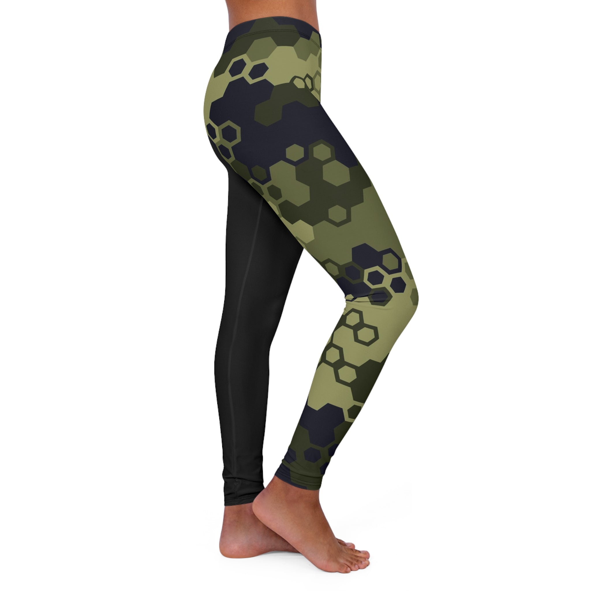 Geometric Camo, Premium Sculpting leggings