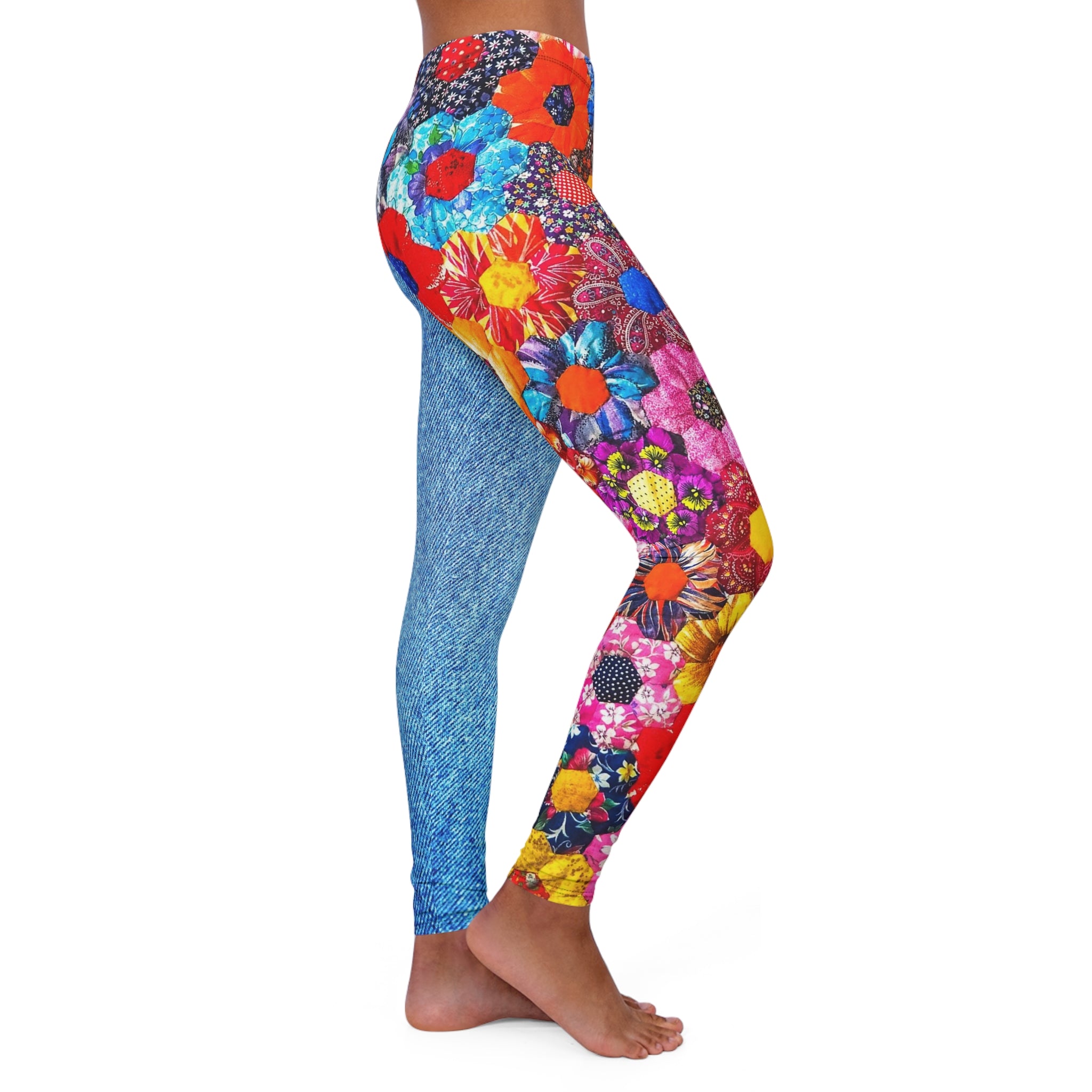 Denim garden, Premium Sculpting leggings