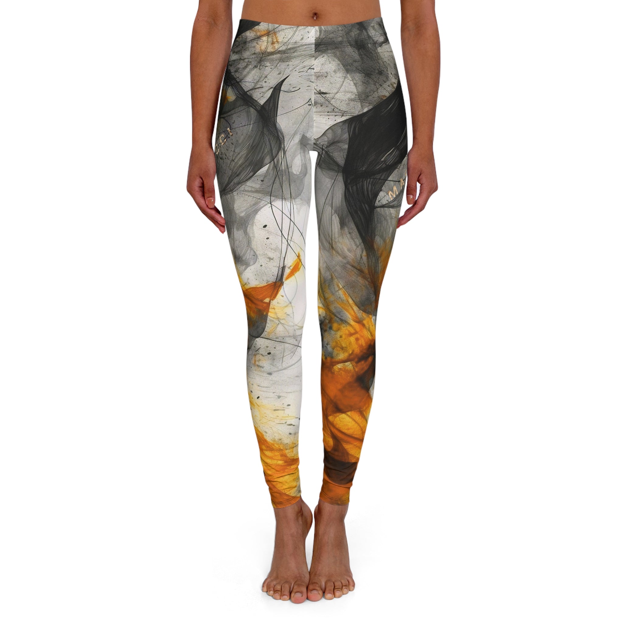 Smoke and fire, Premium Sculpting leggings