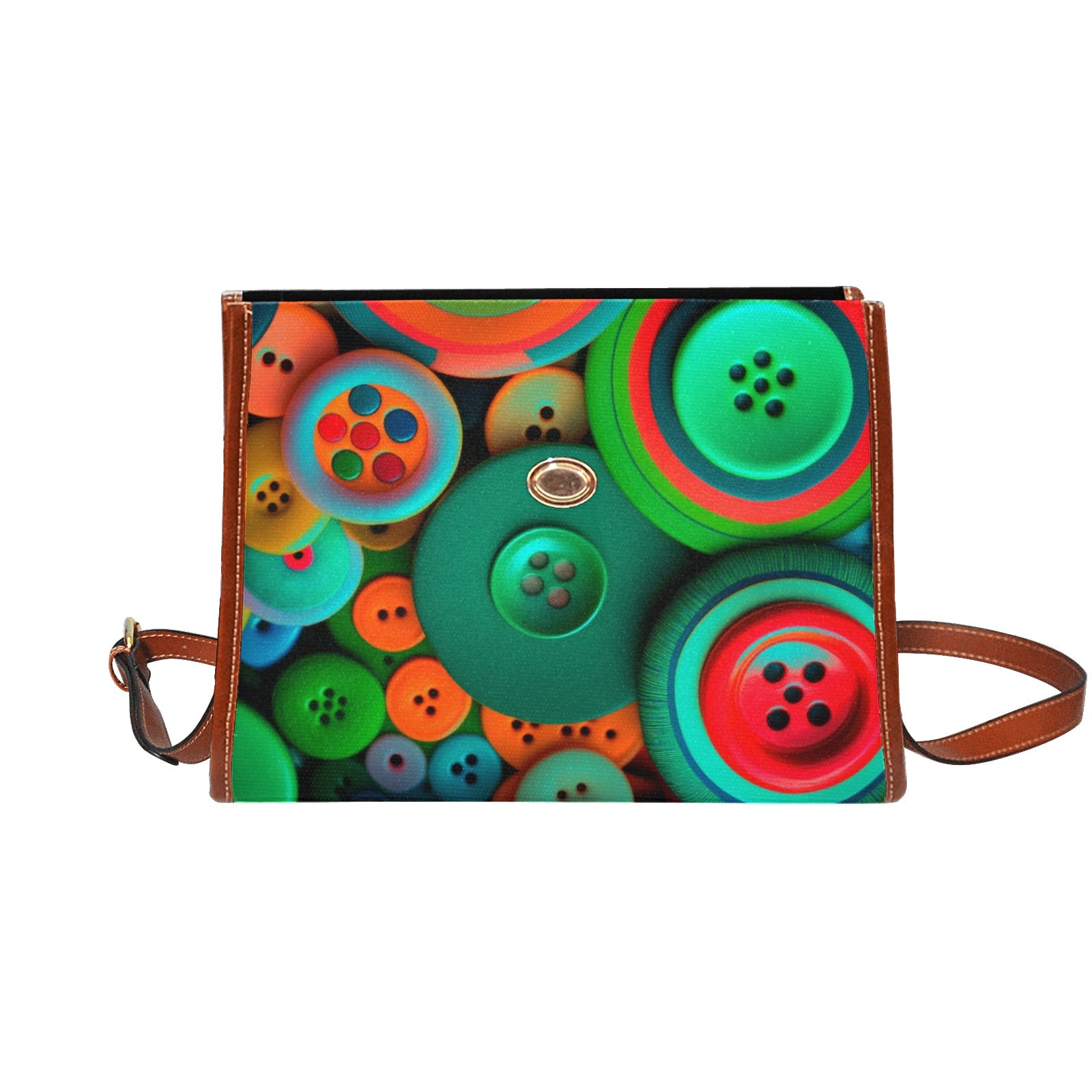 Buttons, Canvas Purse