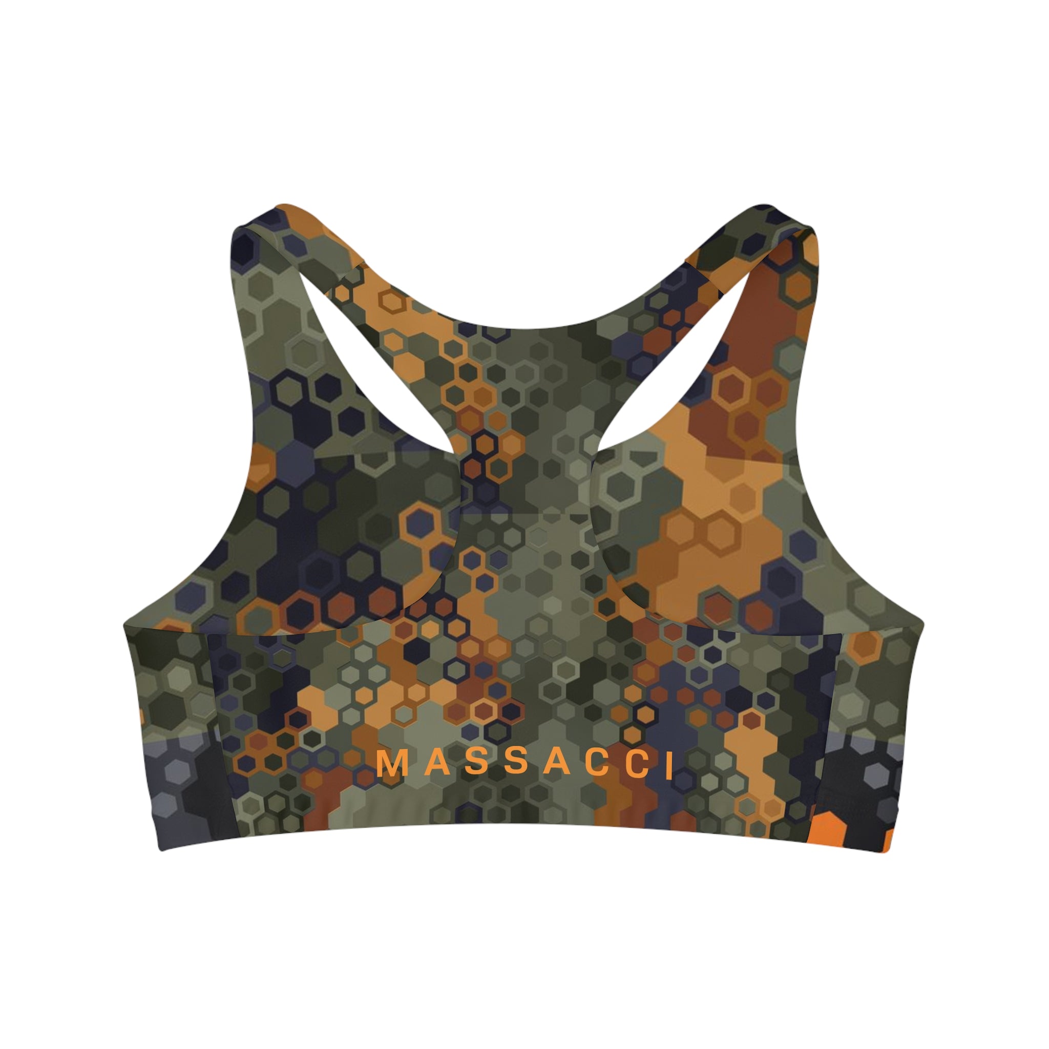 Hexagons, Seamless Sports Bra