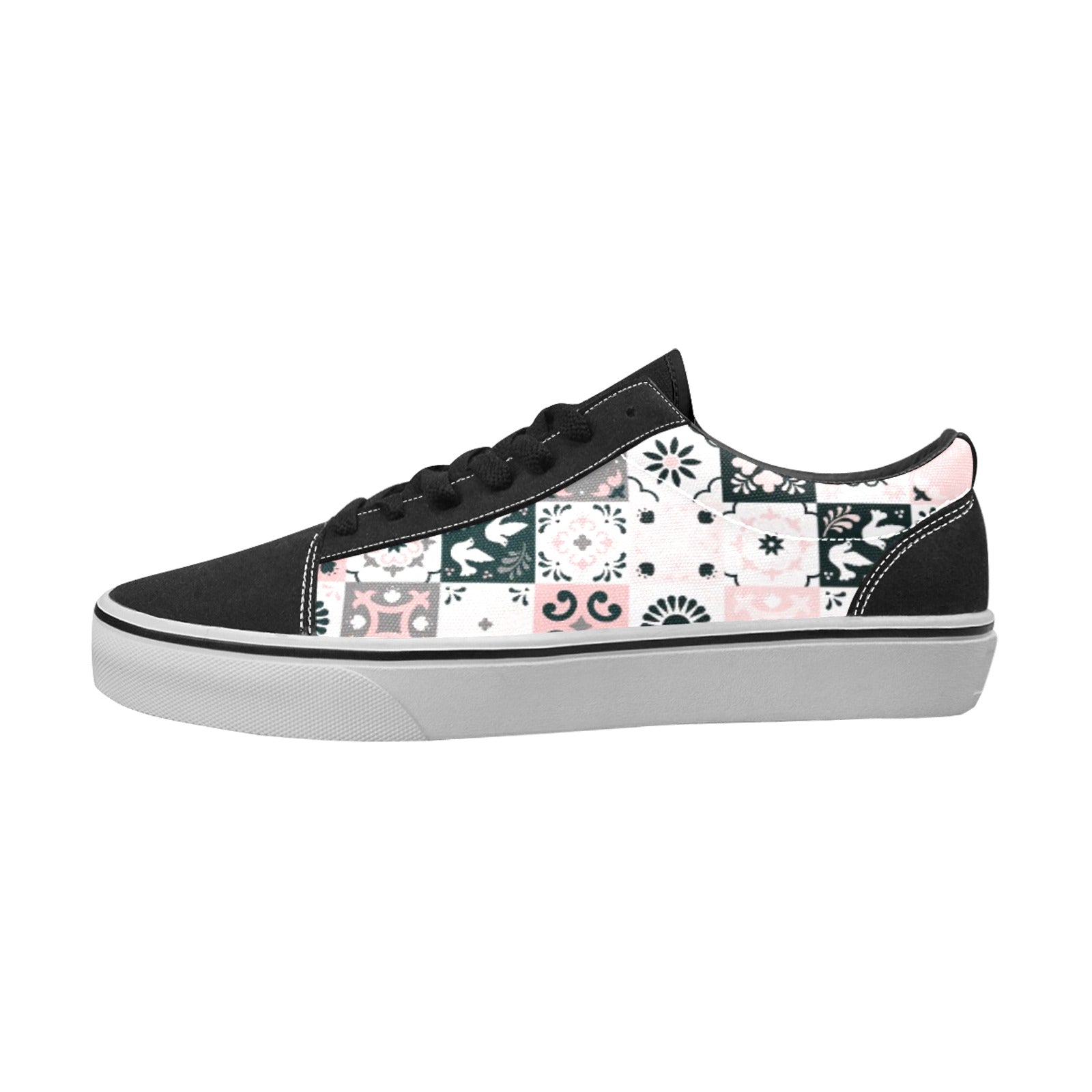 Doves and Daggers, Women's Lace-Up Canvas Sneakers