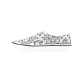 Load image into Gallery viewer, Mosaic BW, Men's Classic Canvas Low Top Sneakers
