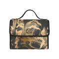 Load image into Gallery viewer, Gold Boa, Canvas Purse
