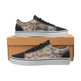 Load image into Gallery viewer, Camo Flower, Men's Lace-Up Canvas Sneakers
