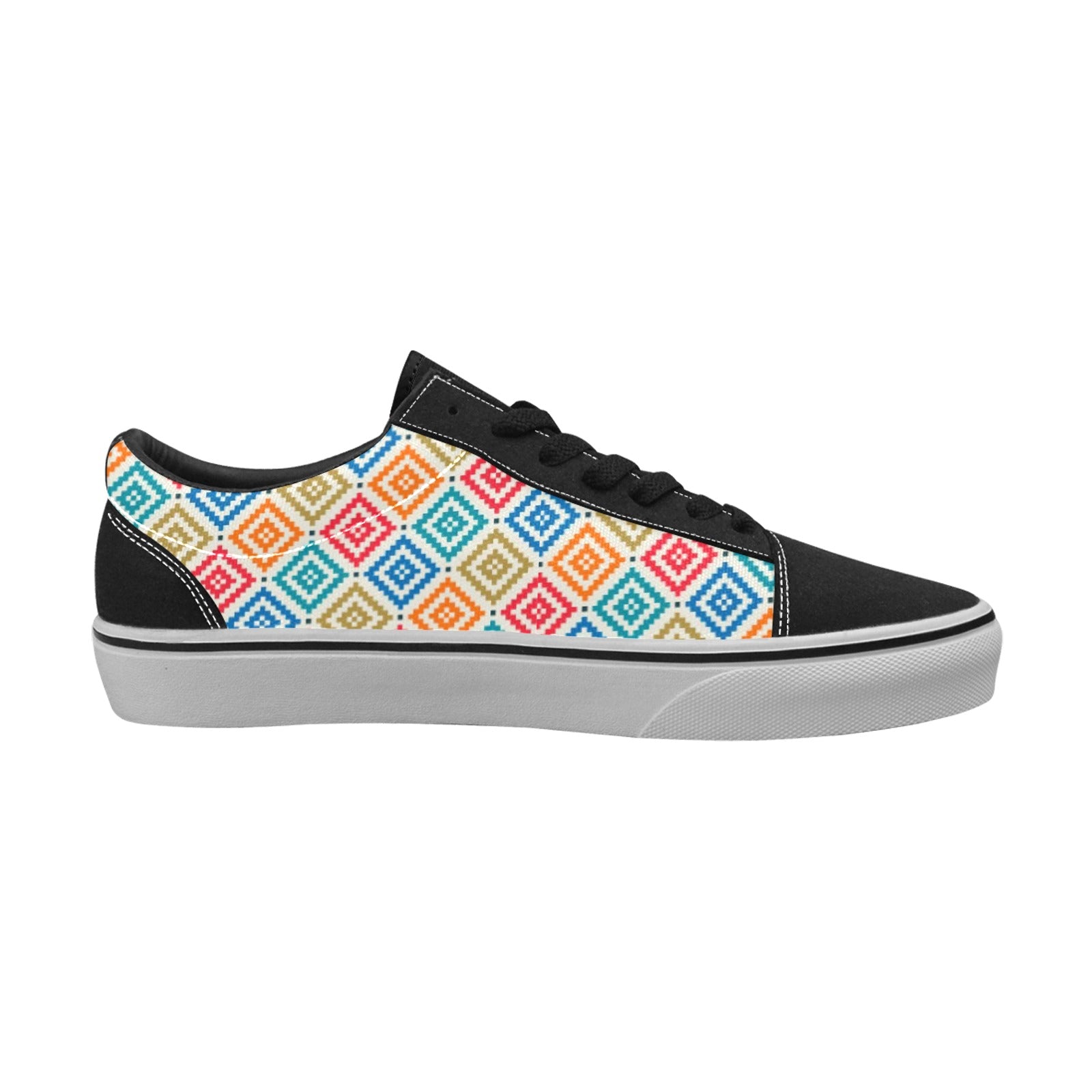 Diamond Bright, Women's Lace-Up Canvas Sneakers