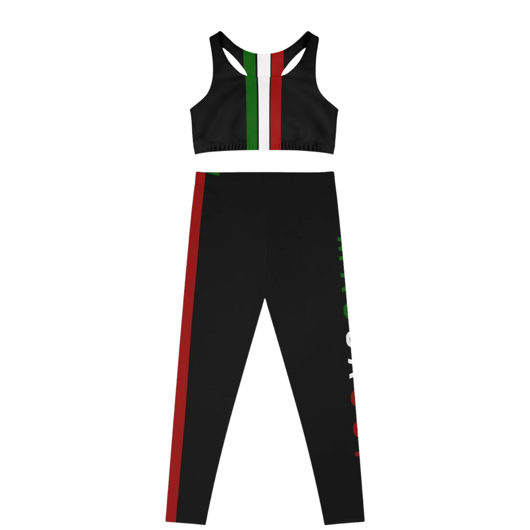 Italian Racer, Leggings and Sports Bra Full Set