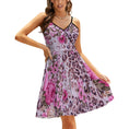 Load image into Gallery viewer, Cheetah Pink, elegant strap dress
