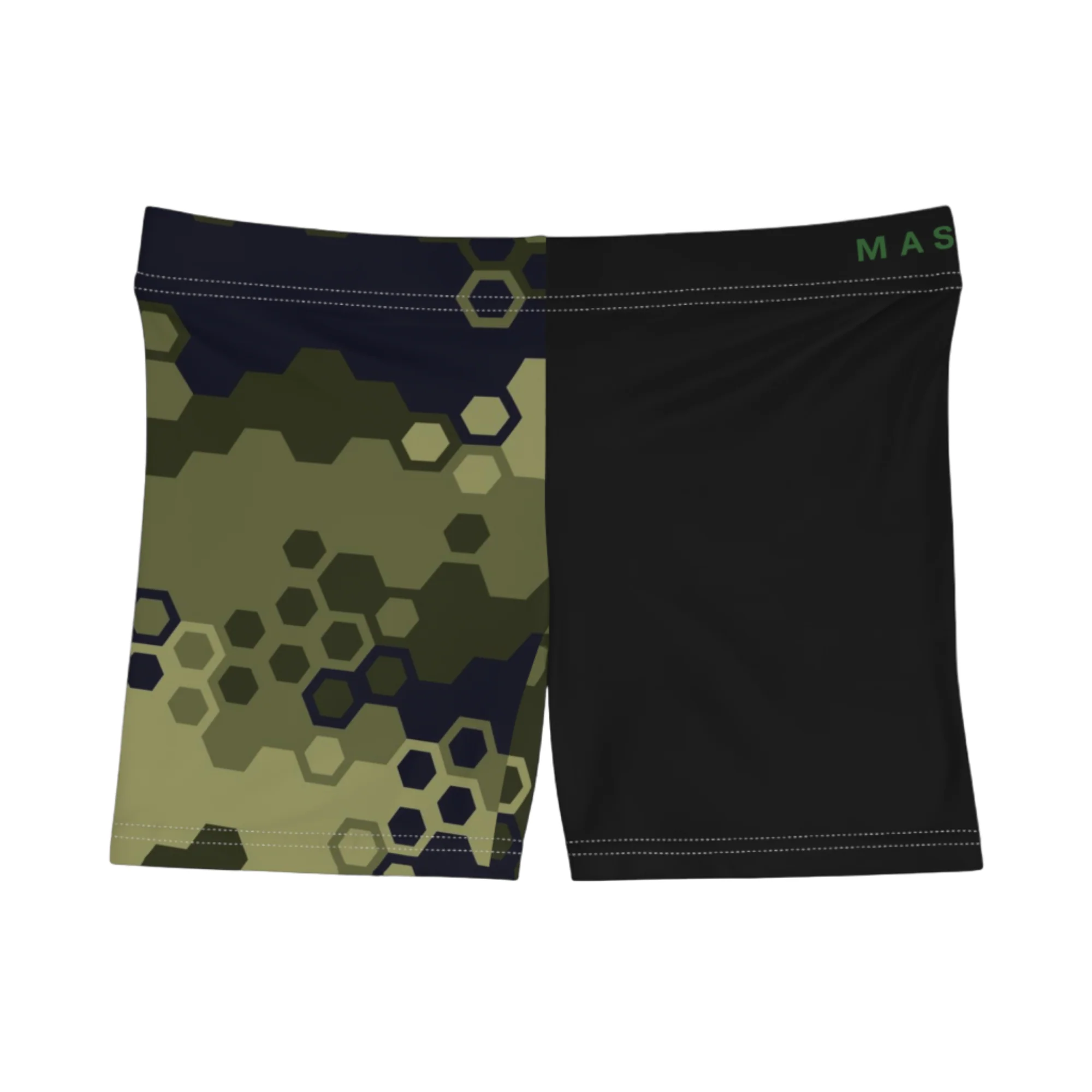 Geometric Camo, Shorts and Sports Bra Full Set