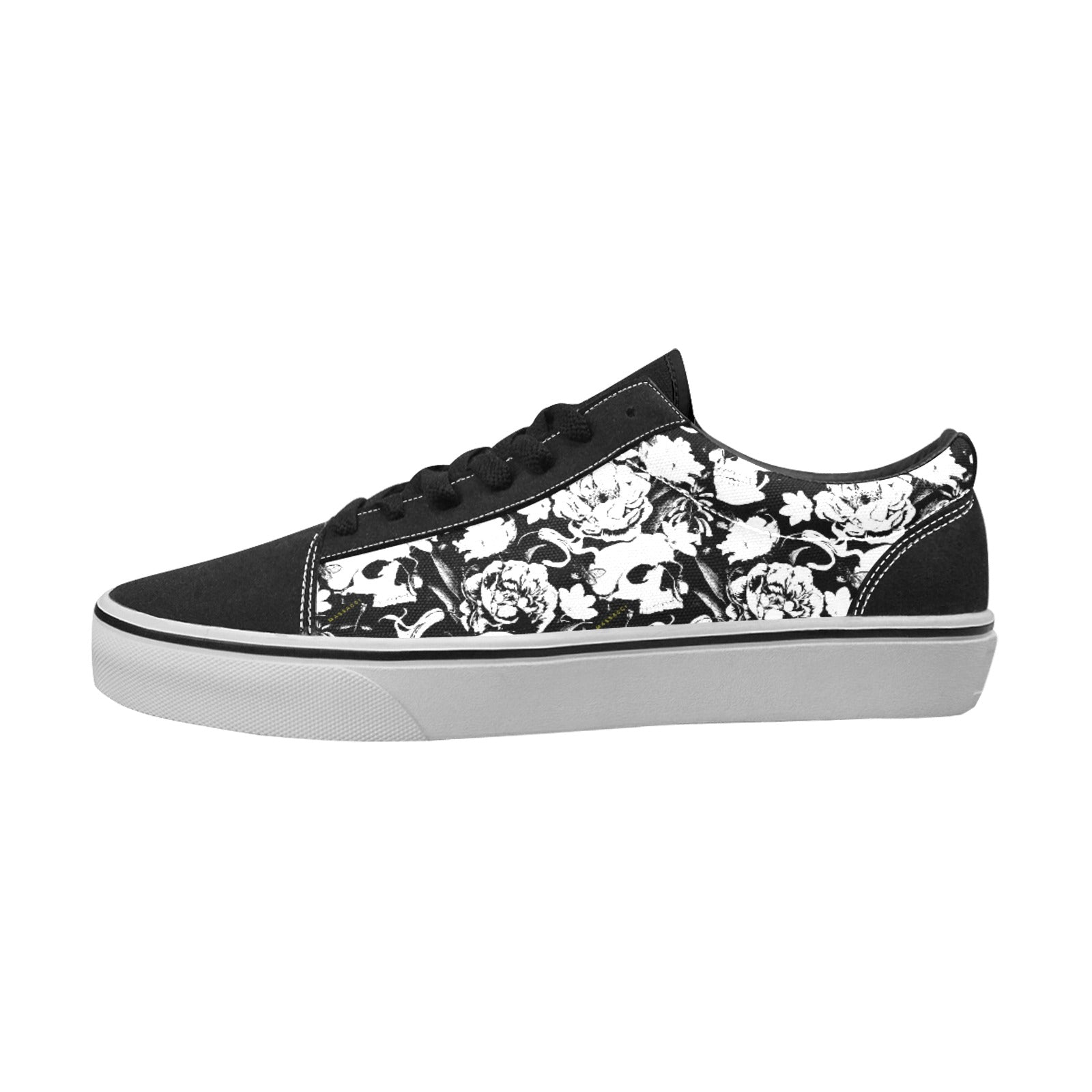 Skull Garden, Men's Lace-Up Canvas Sneakers