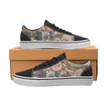 Load image into Gallery viewer, Camo Flowers, Women's Lace-Up Canvas Sneakers
