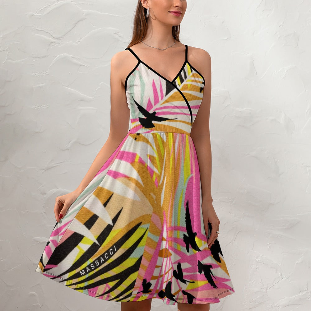 Palm Sunday, elegant strap dress