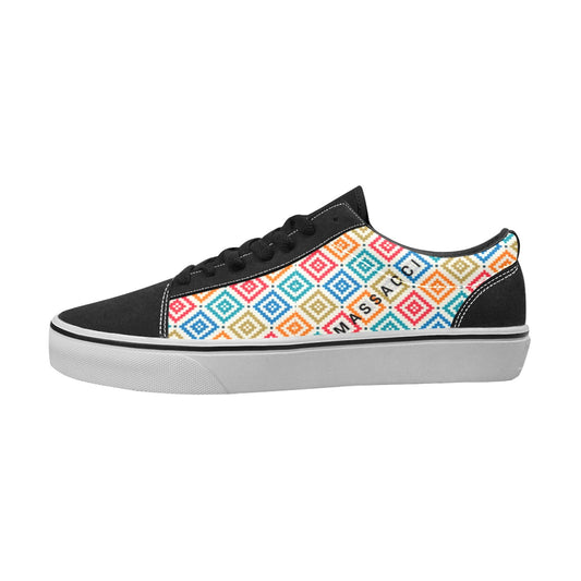 Diamond Bright, Women's Lace-Up Canvas Sneakers