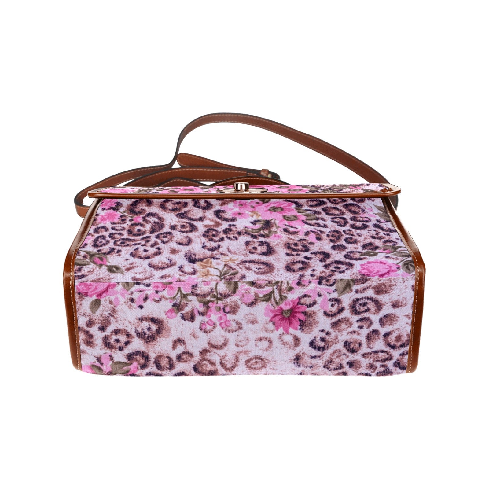 Cheetah Pink, Canvas Purse