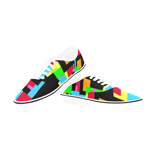 The Cube, Men's Classic Canvas Low Top Sneakers