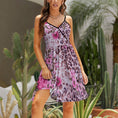 Load image into Gallery viewer, Cheetah Pink, elegant strap dress
