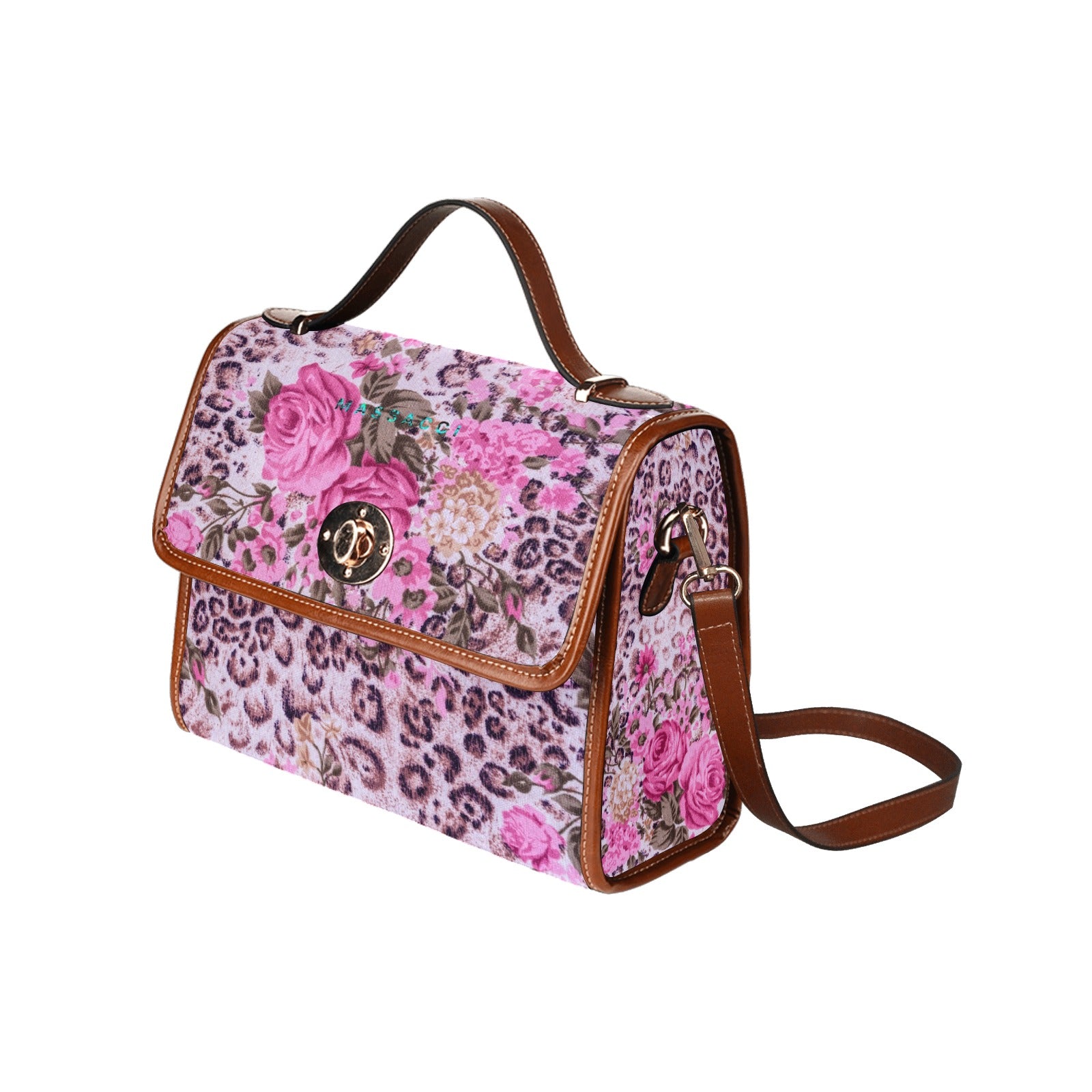 Cheetah Pink, Canvas Purse