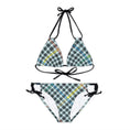 Load image into Gallery viewer, Hounds Plaid, Strap Bikini Set
