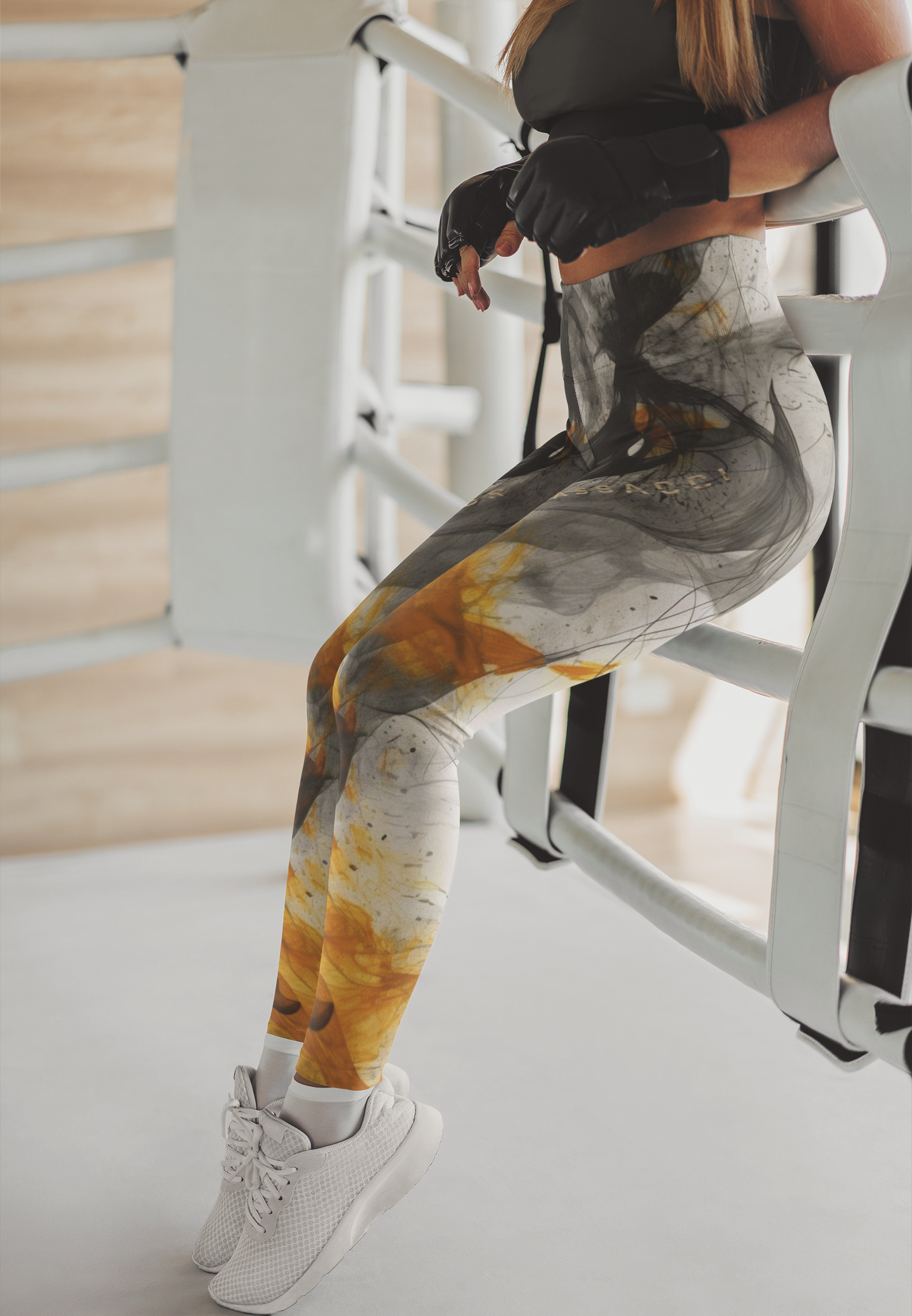 Smoke and Fire, Leggings and Sports Bra Full Set