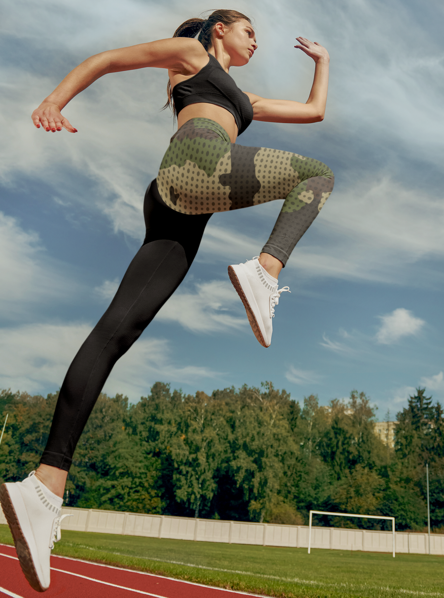 Camo Dot, Leggings and Sports Bra Full Set