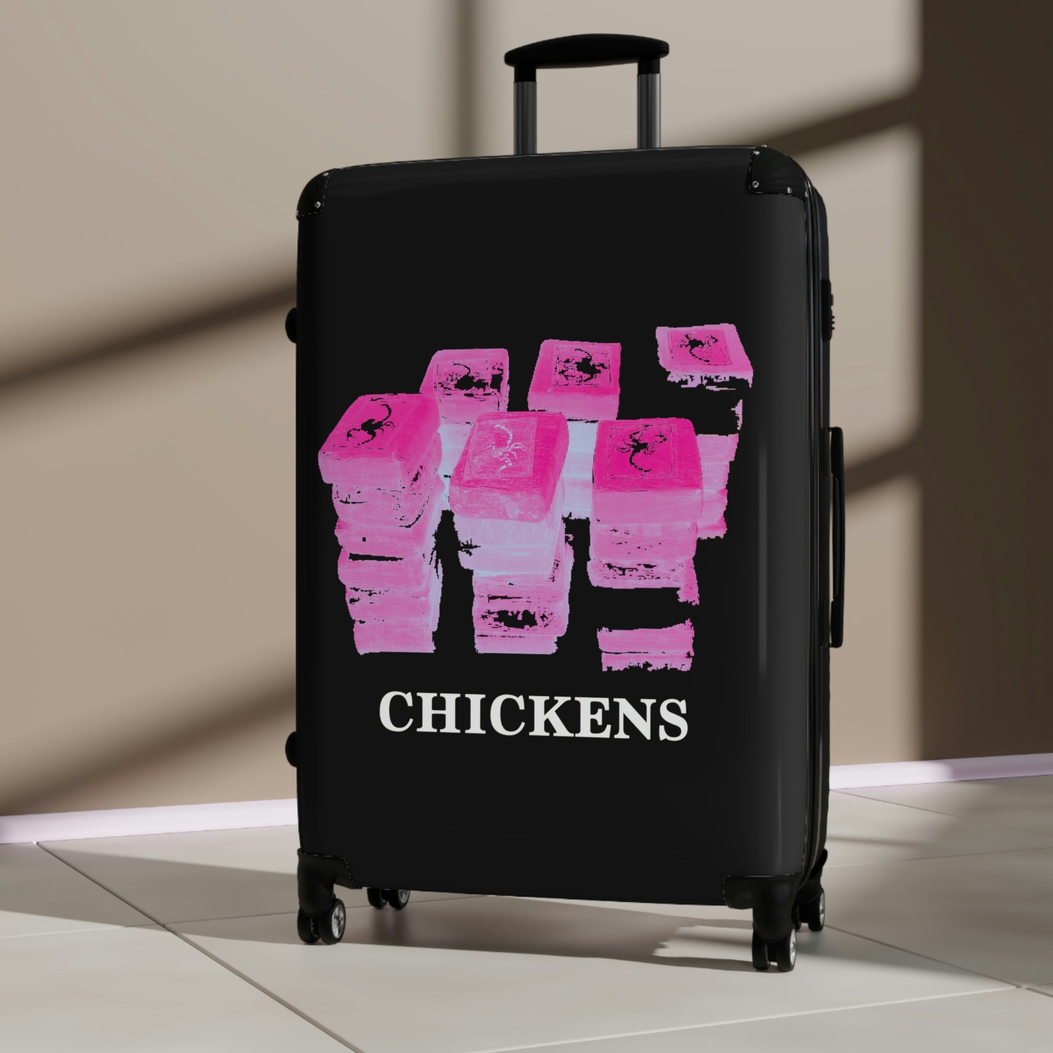 Chickens, Travel Unique Suitcase