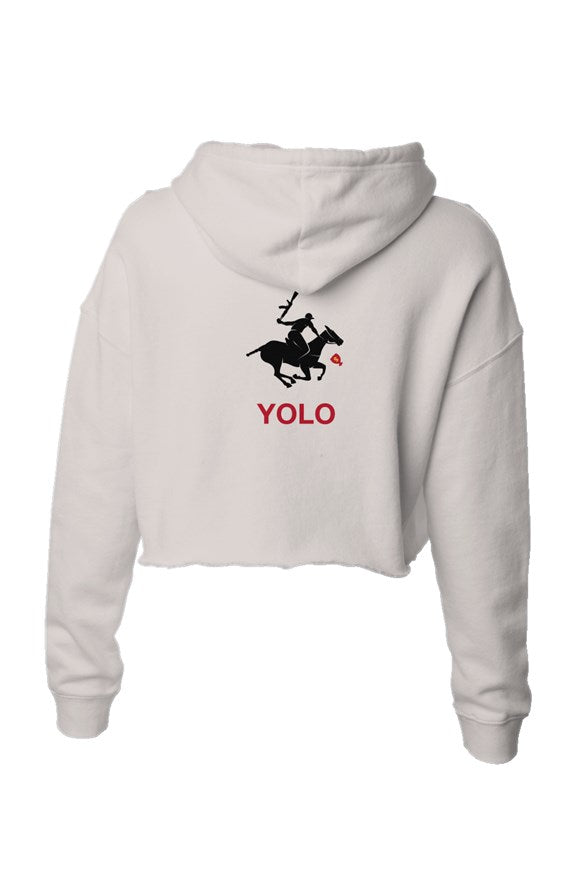 Yolo, Lightweight Crop Hoodie