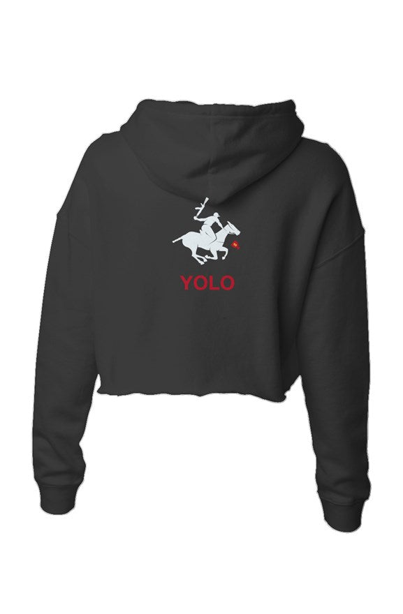 Yolo, Lightweight Crop Hoodie