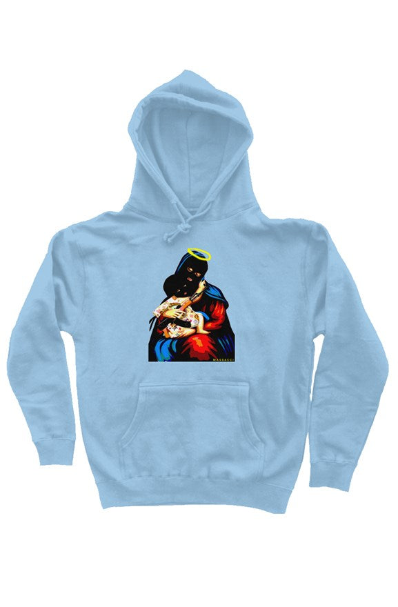 We Protect What's Important, heavyweight pullover hoodie One Sided