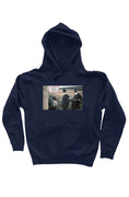 Load image into Gallery viewer, Says Here You Didn't Receive Your Booster Shot, heavyweight pullover hoodie One Sided
