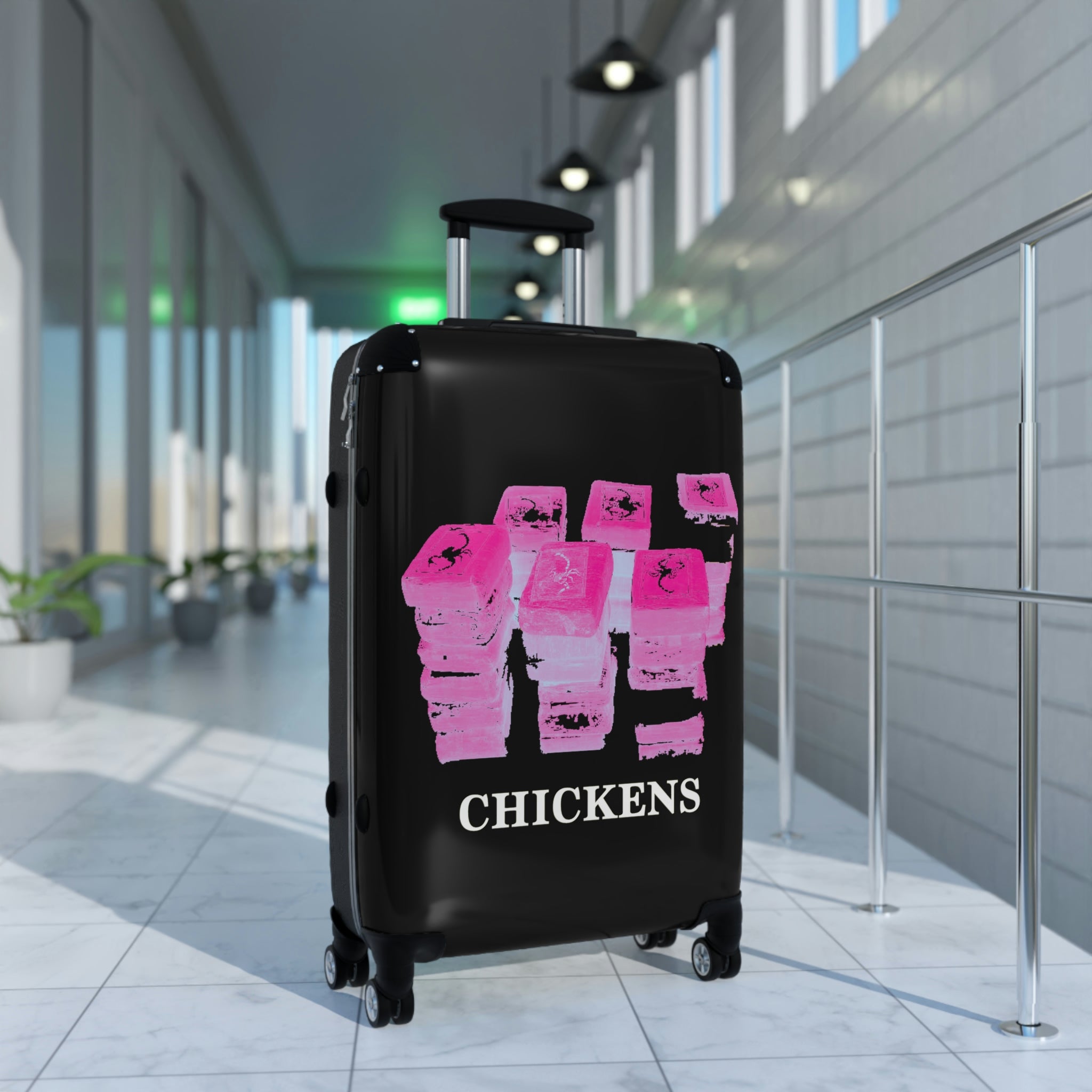 Chickens, Travel Unique Suitcase