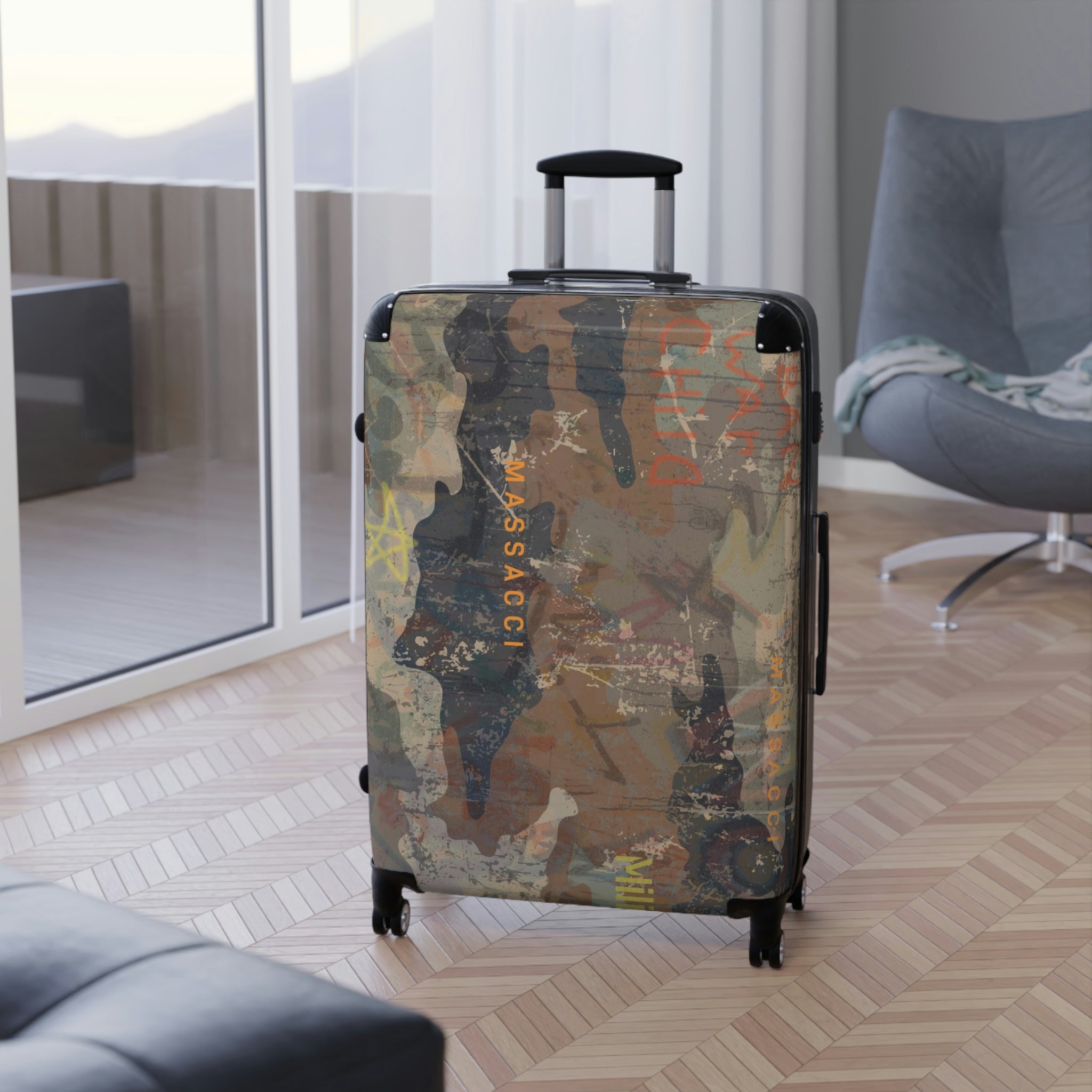 Military Grade, Travel Unique Suitcase