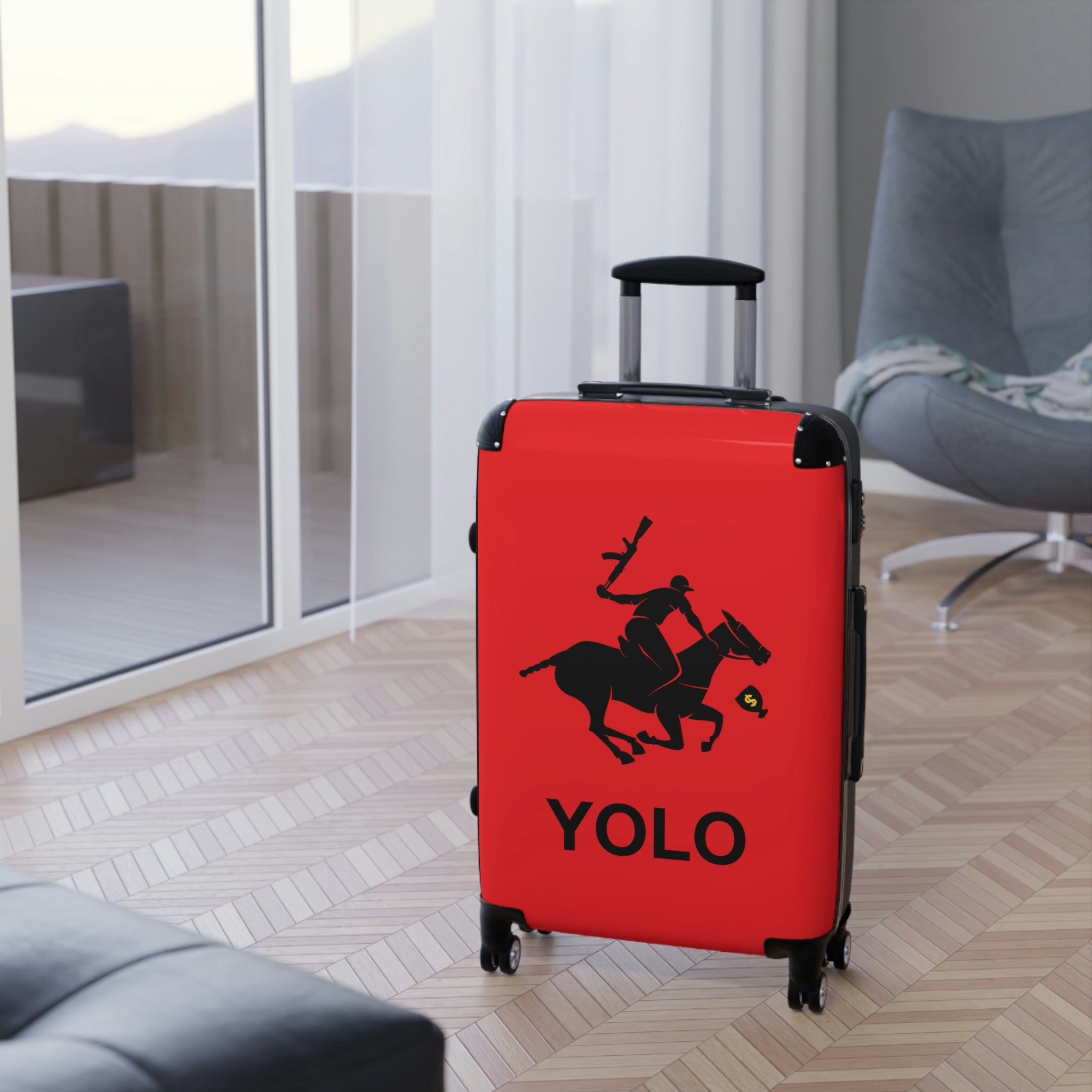 Yolo, Travel Unique Suitcase